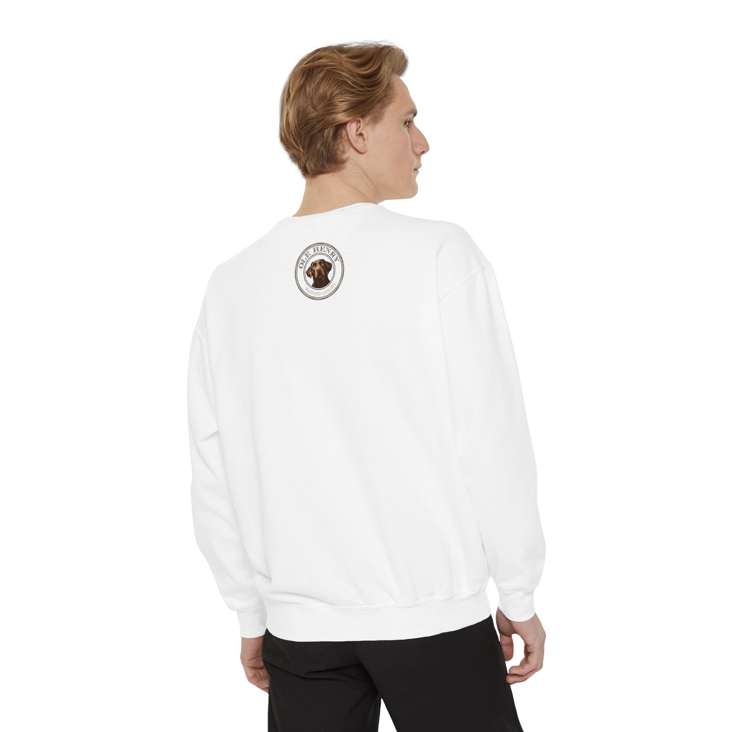 Garment-Dyed Sweatshirt - Cozy Comfort Line from Ole Henry for Fall and Winter