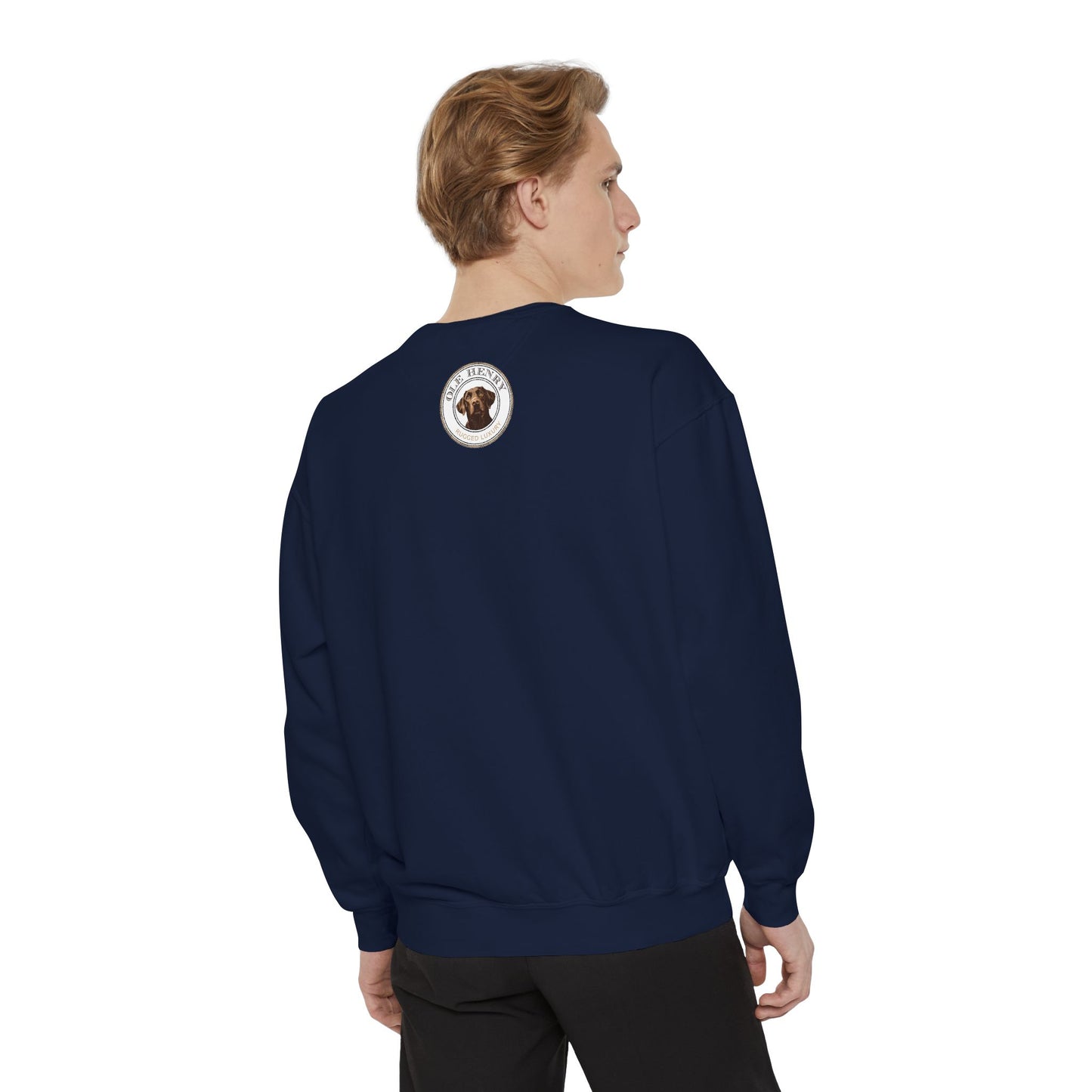 Garment-Dyed Sweatshirt - Cozy Comfort Line from Ole Henry for Fall and Winter