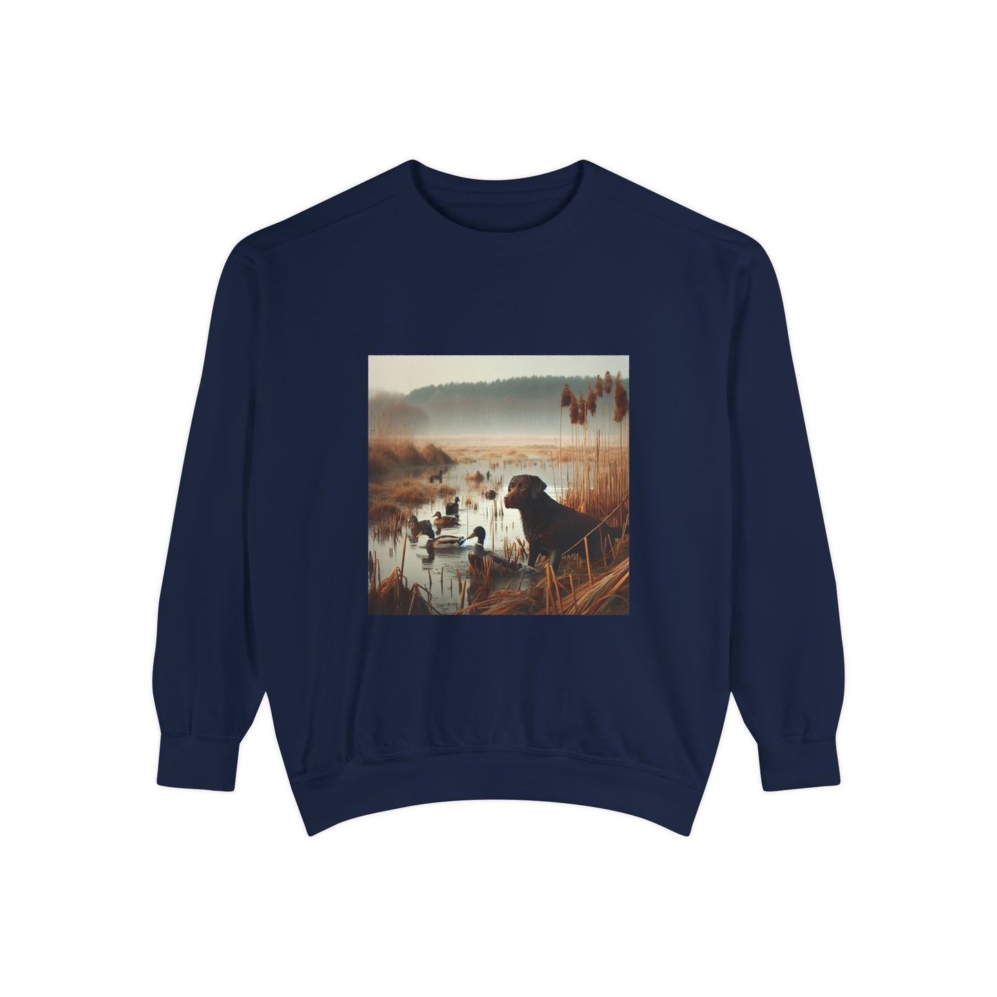 Garment-Dyed Sweatshirt - Cozy Comfort Line from Ole Henry for Fall and Winter
