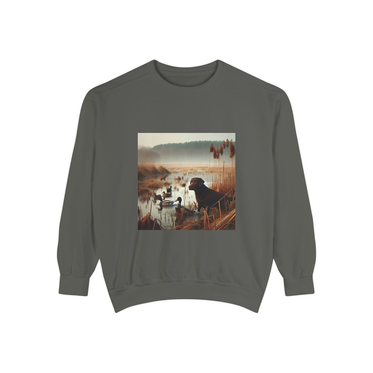 Garment-Dyed Sweatshirt - Cozy Comfort Line from Ole Henry for Fall and Winter