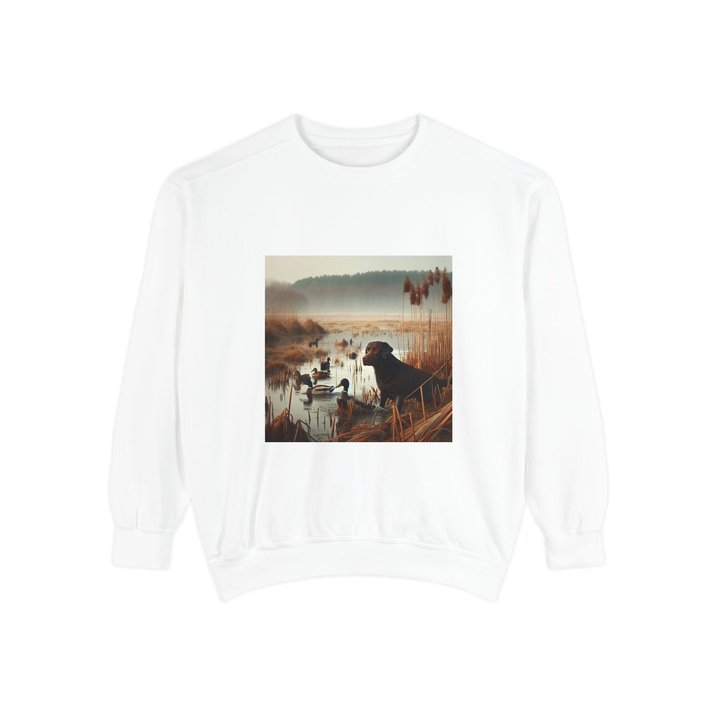 Garment-Dyed Sweatshirt - Cozy Comfort Line from Ole Henry for Fall and Winter