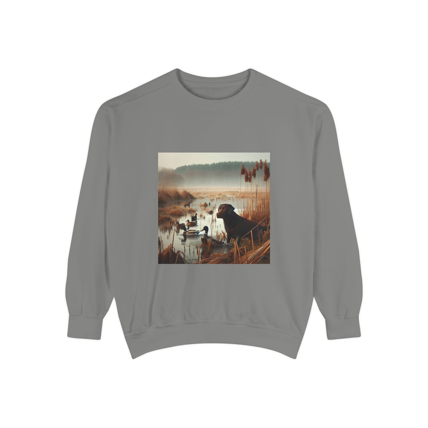 Garment-Dyed Sweatshirt - Cozy Comfort Line from Ole Henry for Fall and Winter
