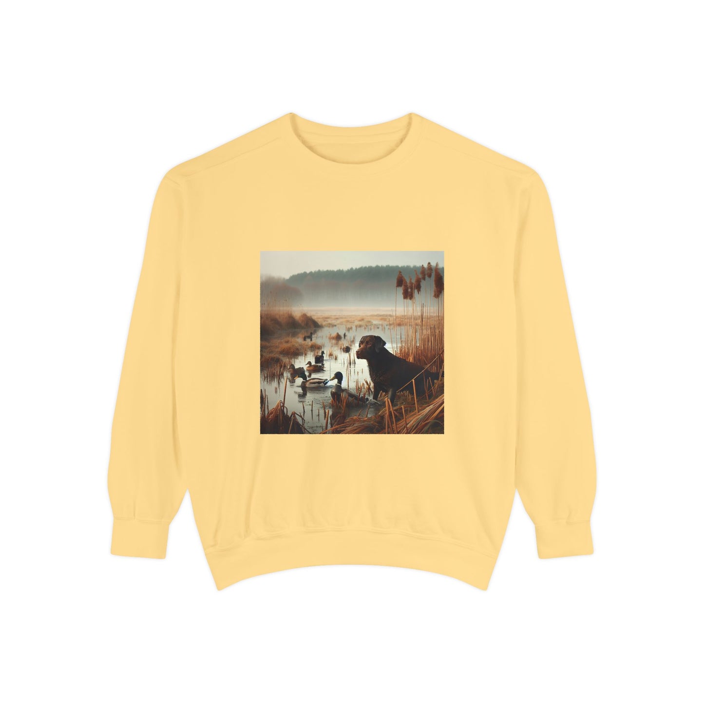 Garment-Dyed Sweatshirt - Cozy Comfort Line from Ole Henry for Fall and Winter