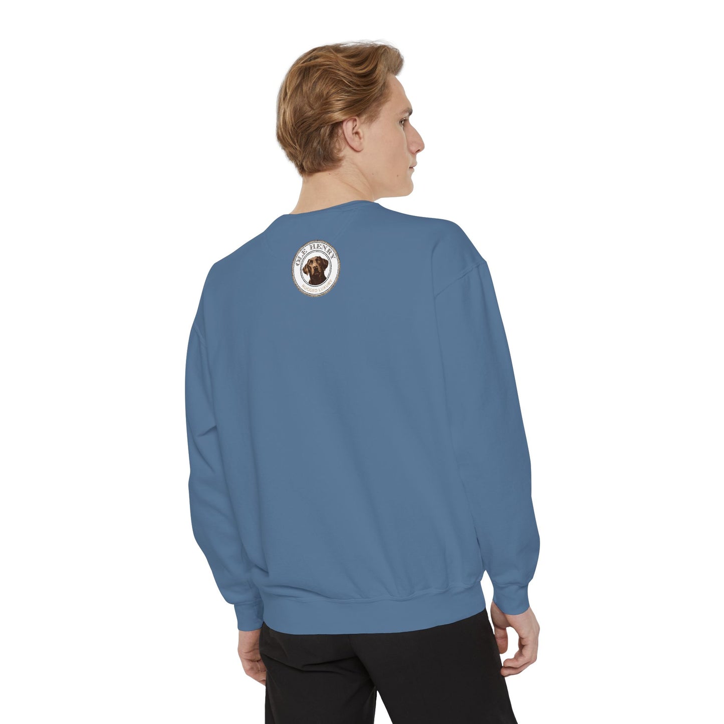 Garment-Dyed Sweatshirt - Cozy Comfort Line from Ole Henry for Fall and Winter