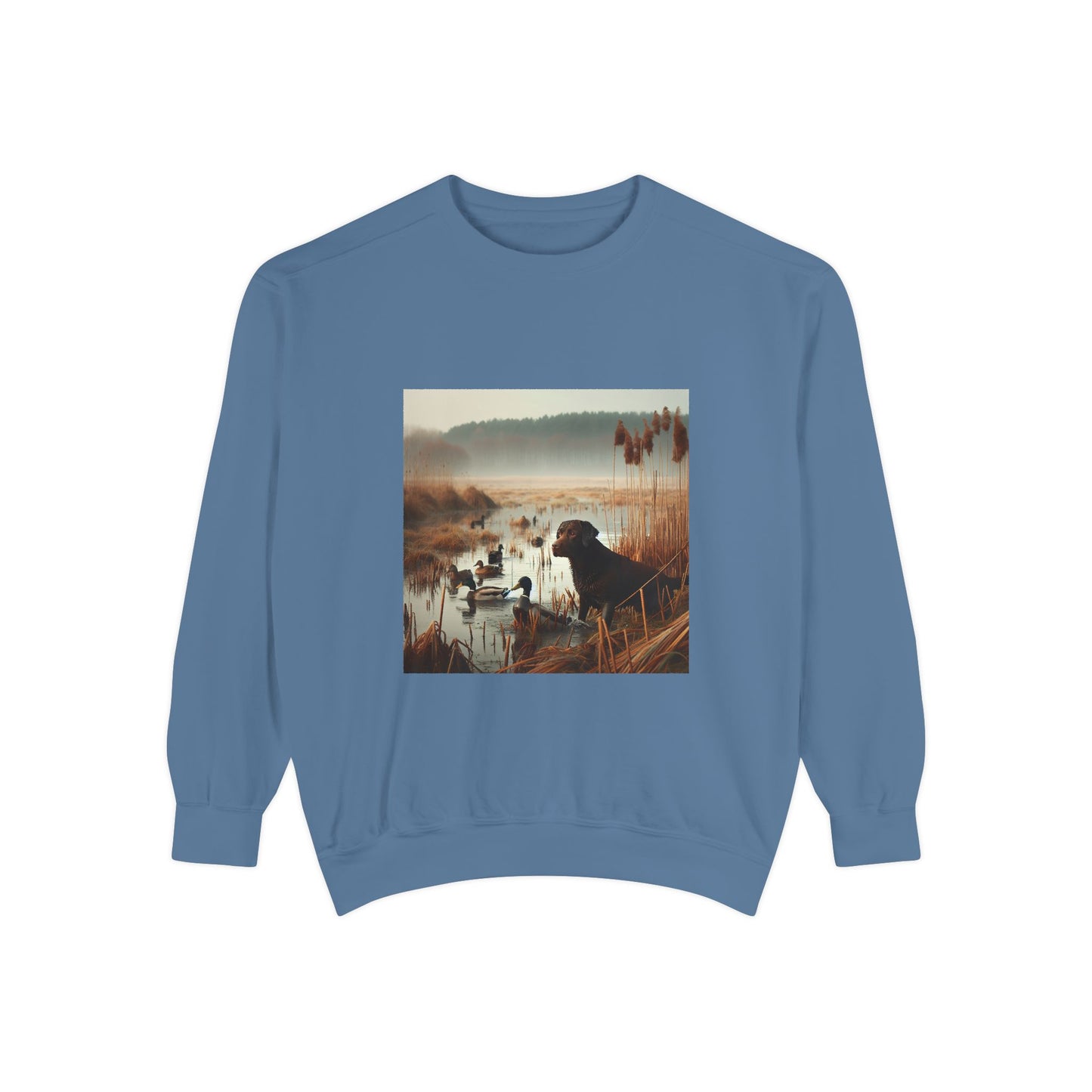 Garment-Dyed Sweatshirt - Cozy Comfort Line from Ole Henry for Fall and Winter