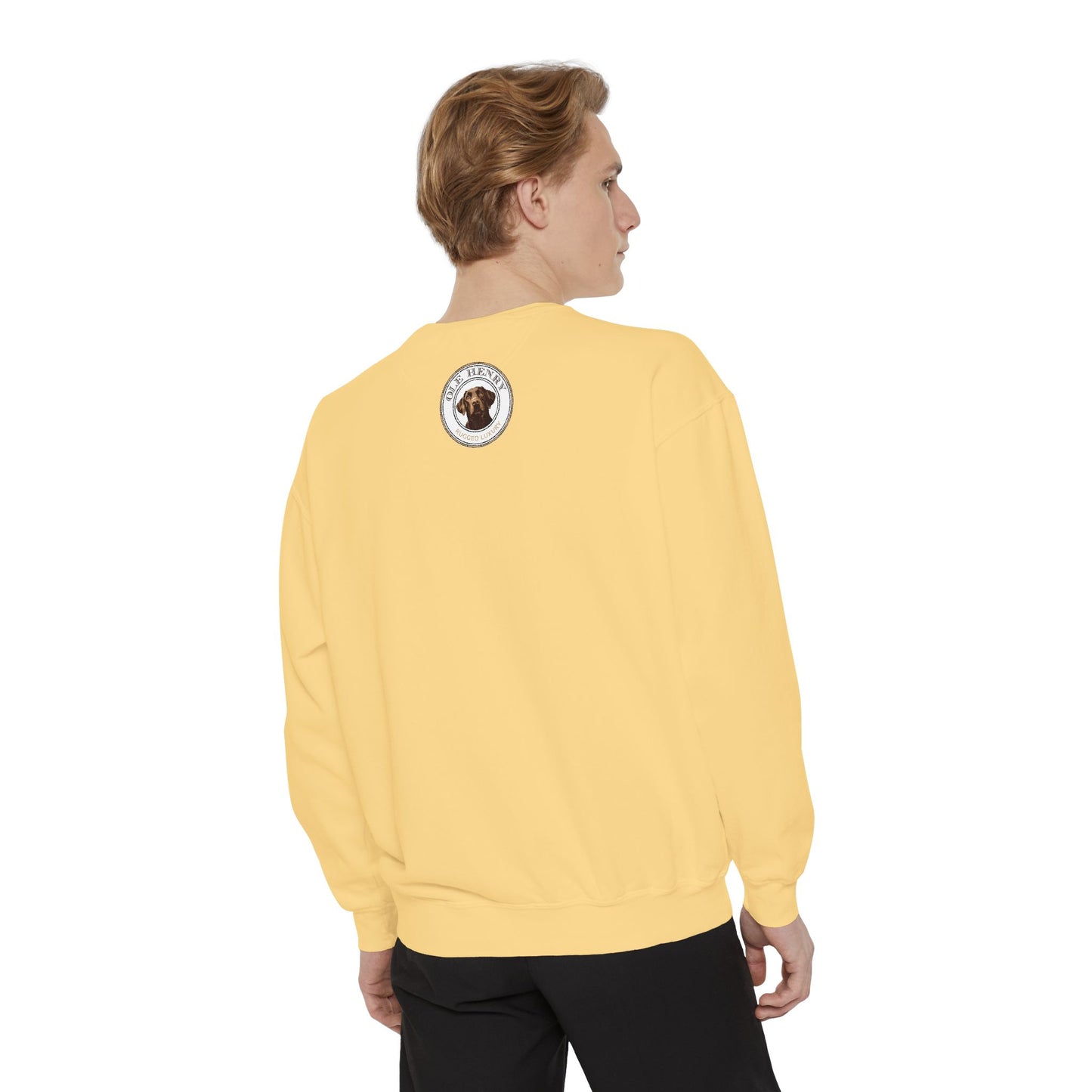 Garment-Dyed Sweatshirt - Cozy Comfort Line from Ole Henry for Fall and Winter