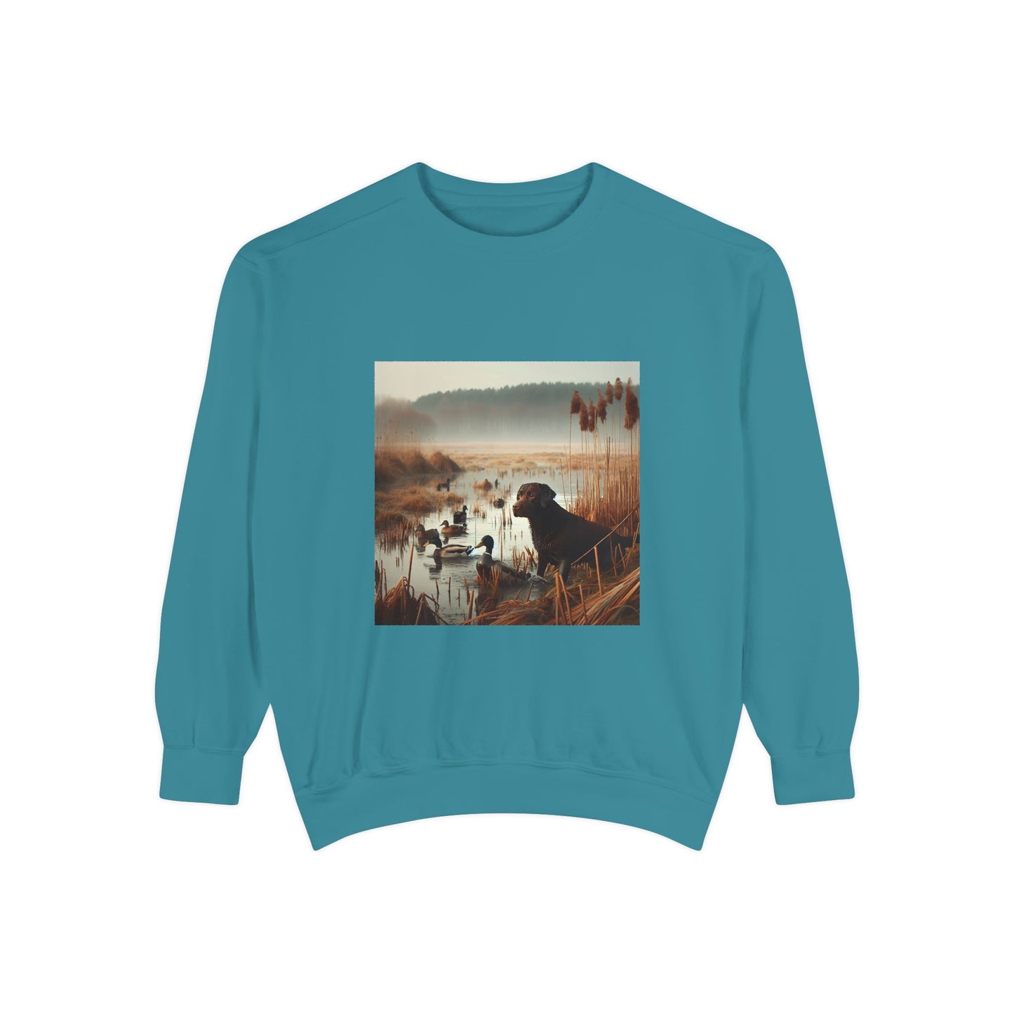 Garment-Dyed Sweatshirt - Cozy Comfort Line from Ole Henry for Fall and Winter